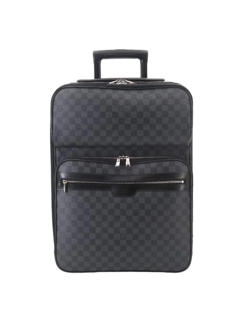 Louis Vuitton Damier Graphite Pegase Business 55 Travel Bag Suitcase Black